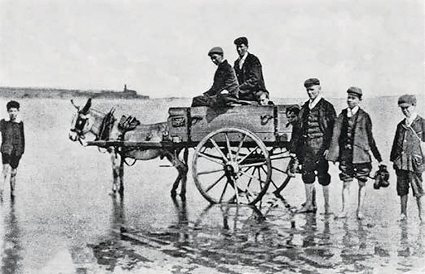 Pictured Above: A ride on the strand.