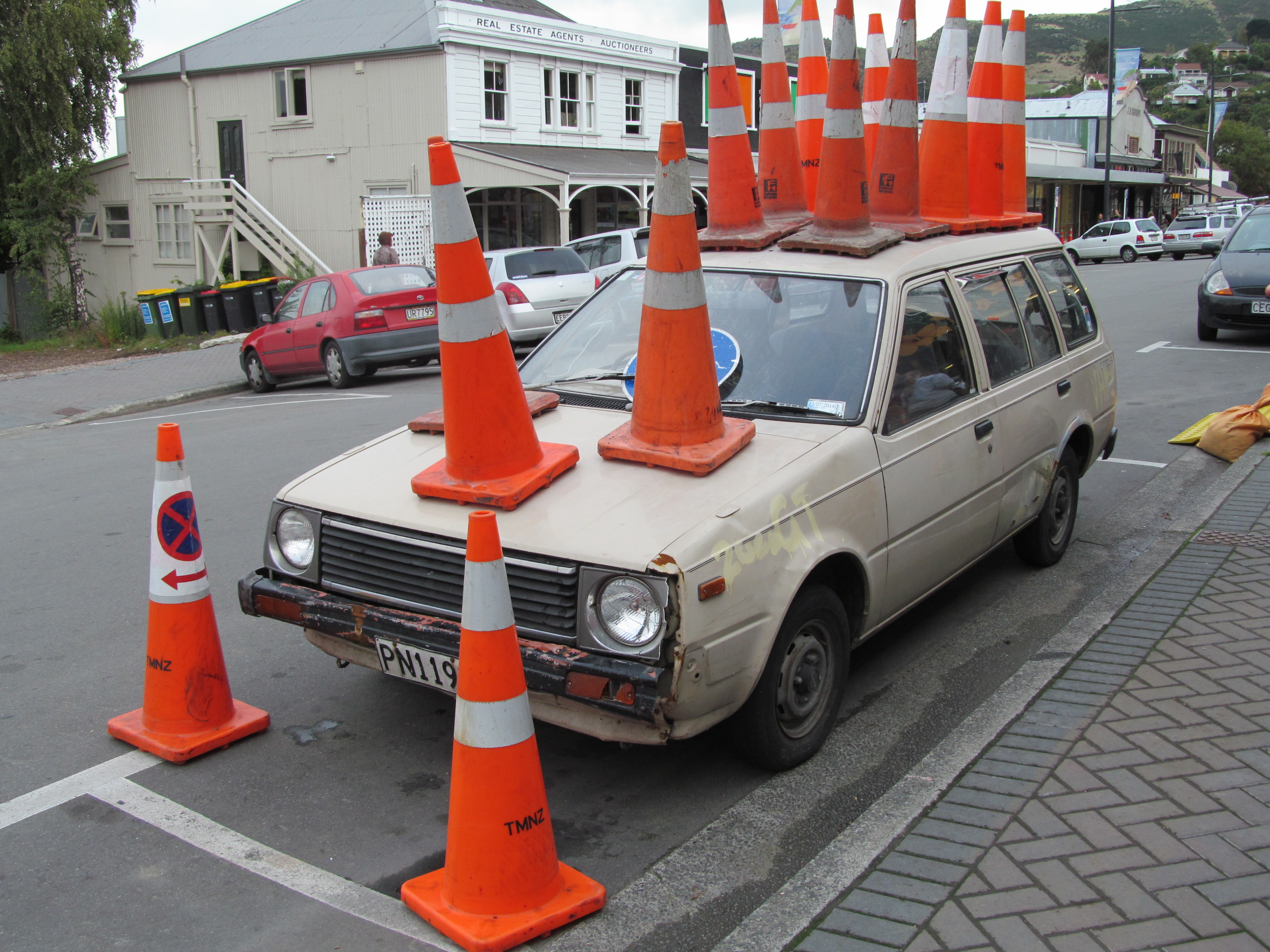 Traffic Cone Epidemic Hits Dublin 4 - News Four News Four