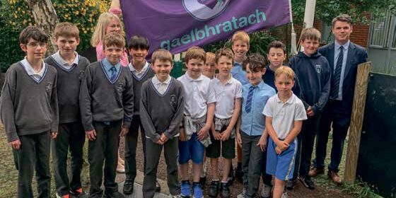 Star of the Sea celebrate the Gaelbhratach award