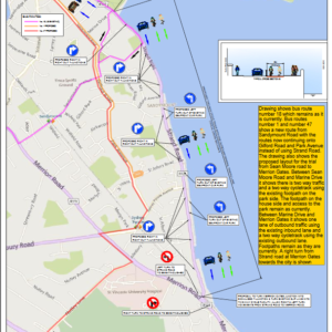 Plans for Strand Road Trial Rapid Development cycle Route