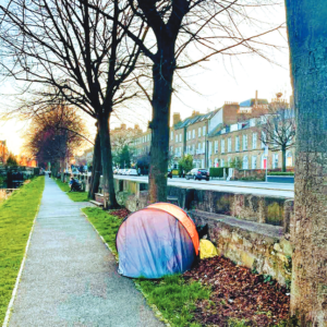Images OF Tents On The Dodder  Pose Questions About Homelessness