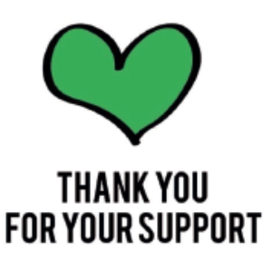 Thank you for your support!